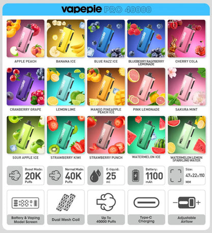 VAPEPIE PRO 40000 -The new model is better than the old one, same price, better experience